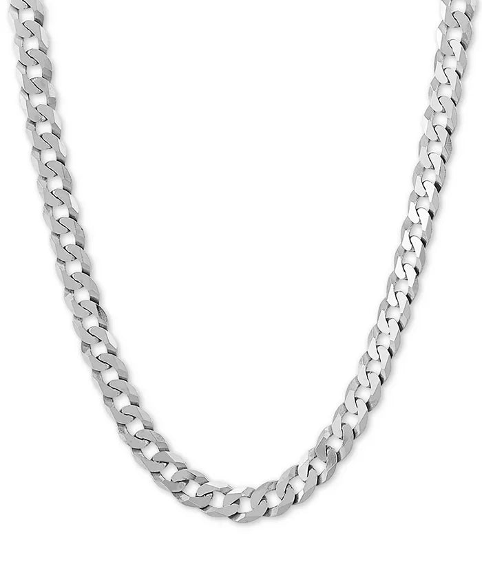 silver curb chain