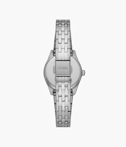 Fossil Scarlette Mini Three-Hand Date Stainless Steel Watch