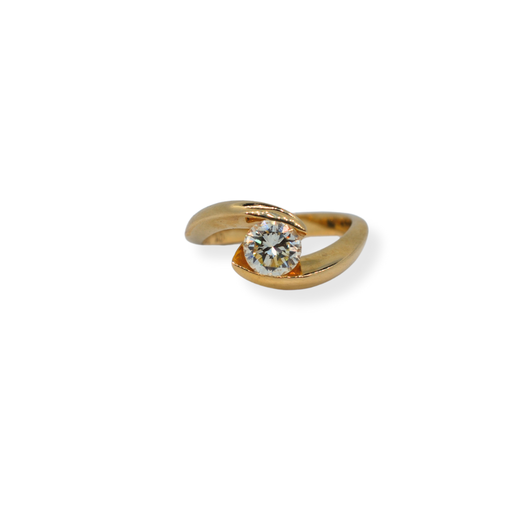 18ct gold diamond ring