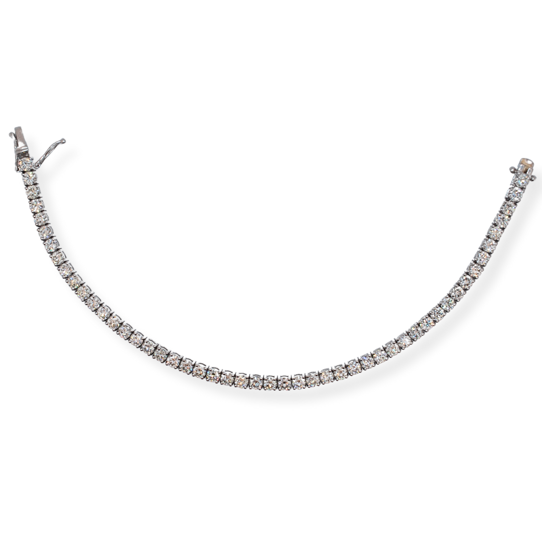 18ct gold diamond tennis bracelet