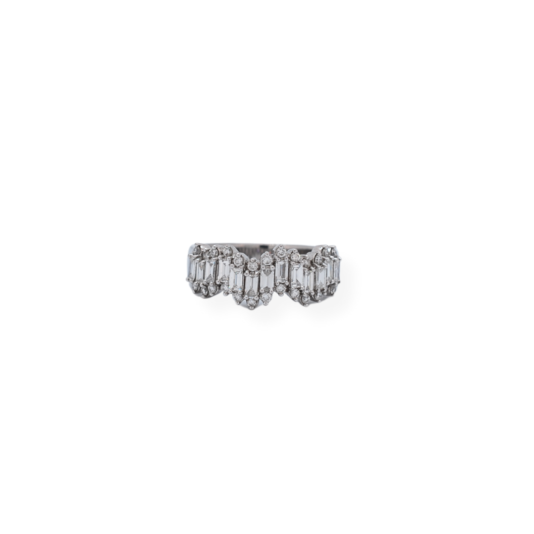 18ct white gold diamond ring