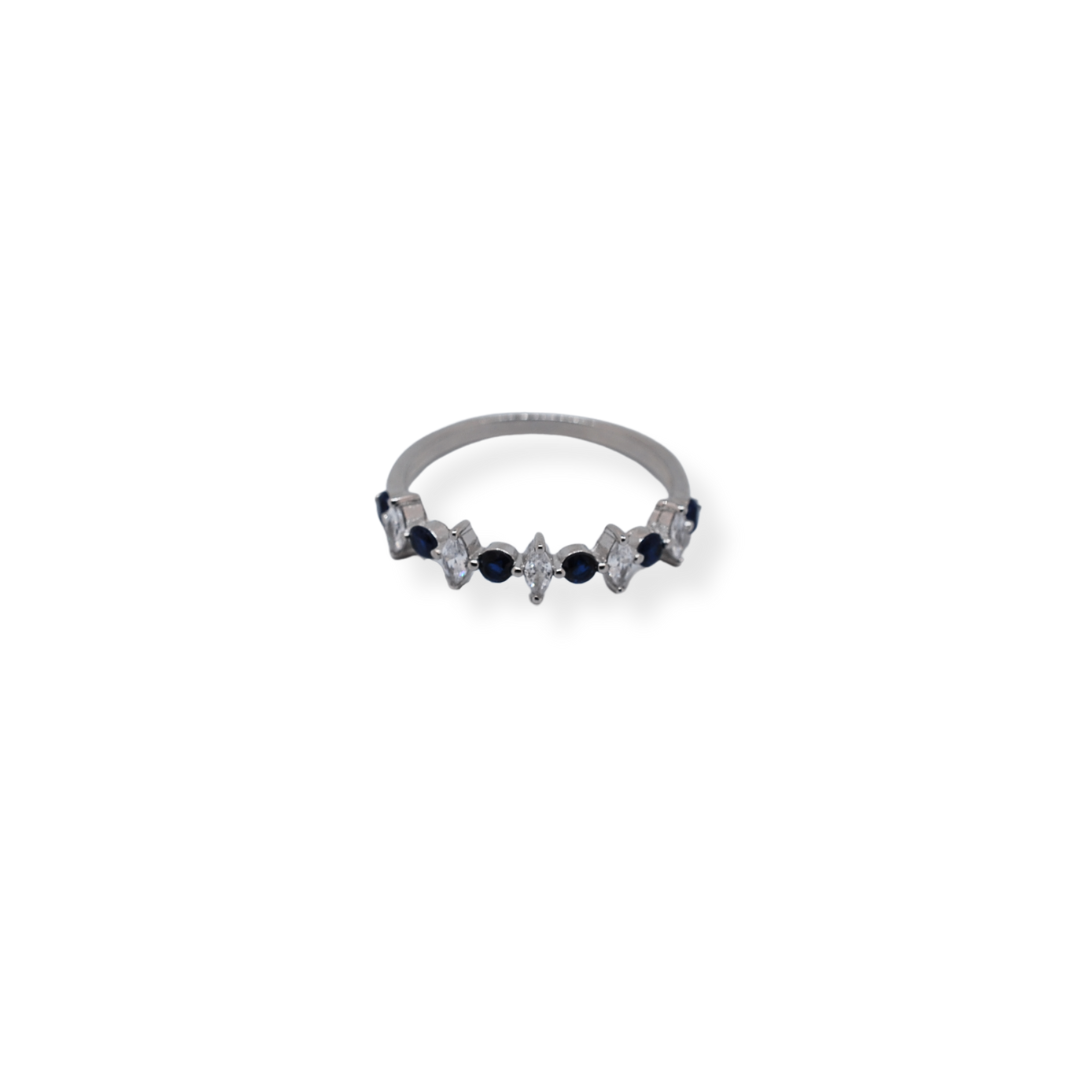 Silver cz ring