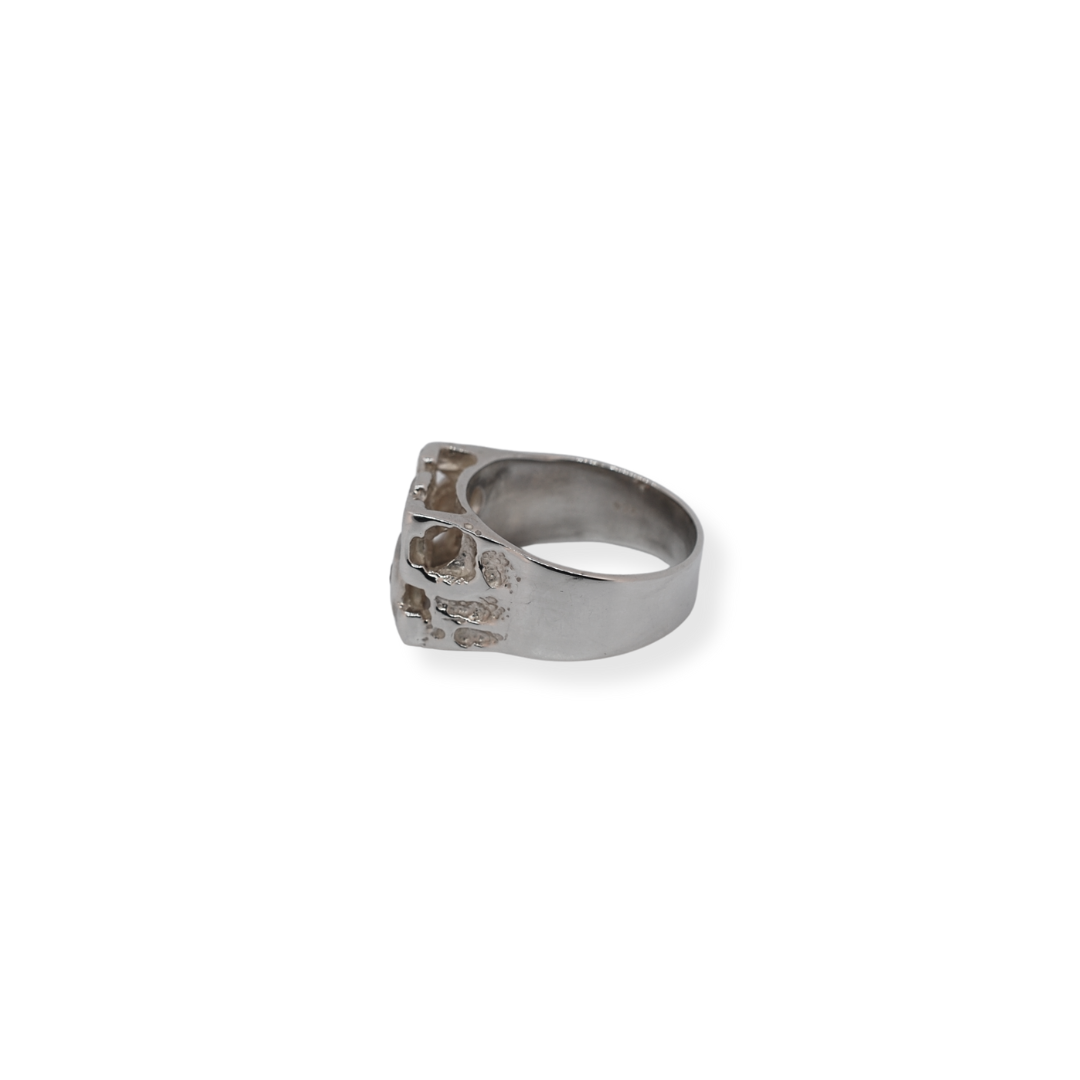 Silver cz ring