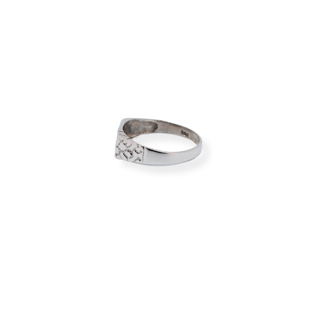 Silver cz ring