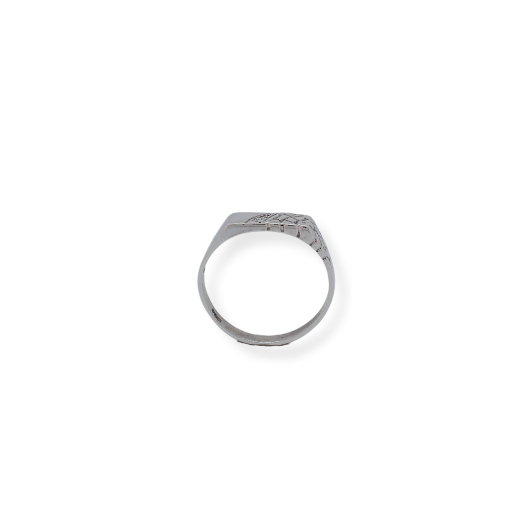 Silver cz ring