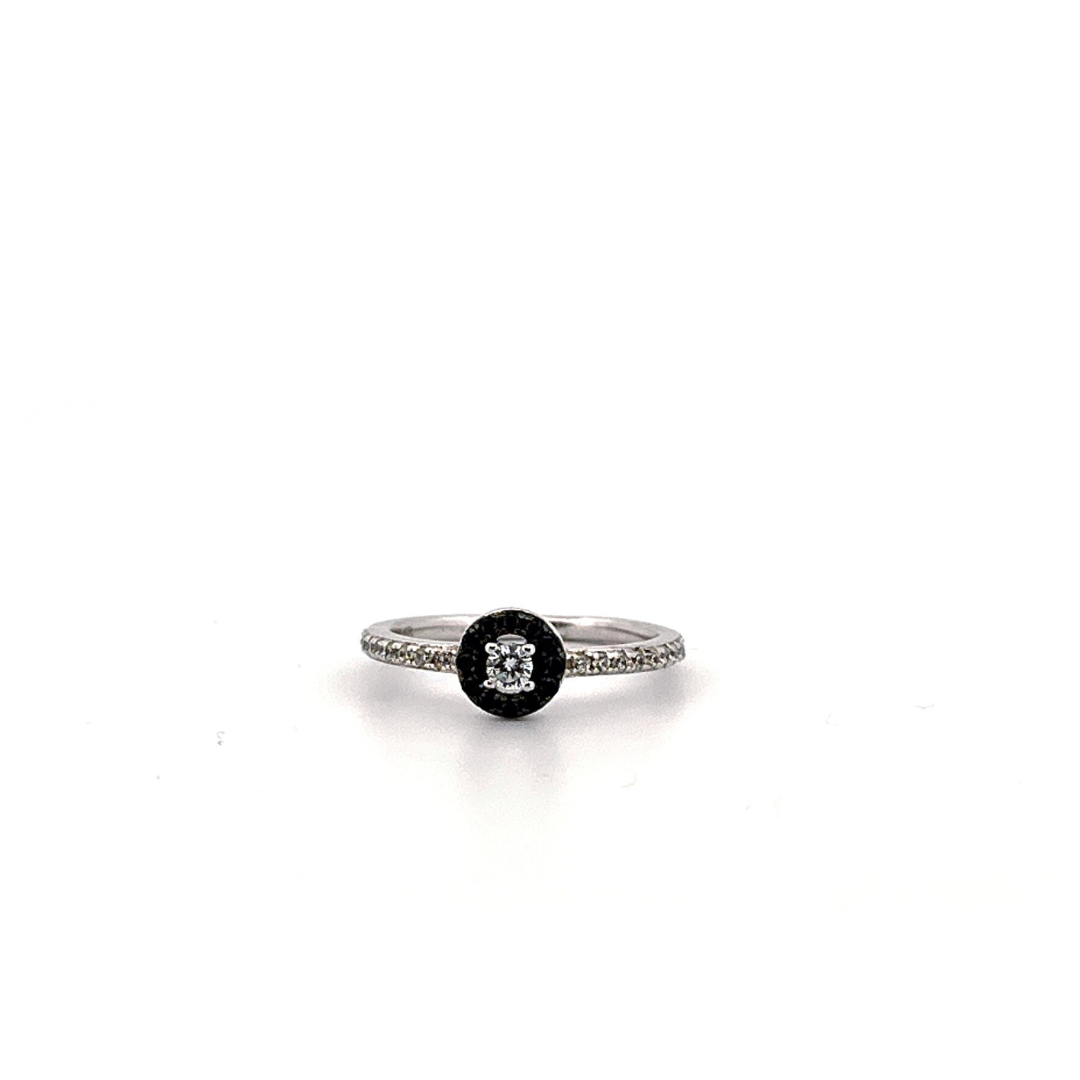 silver cz ring