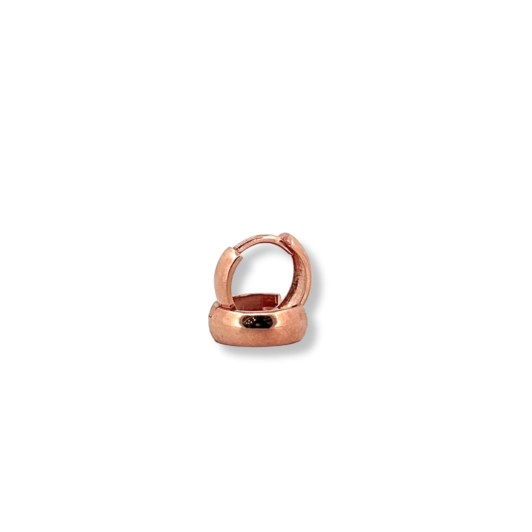 Rose gold huggies