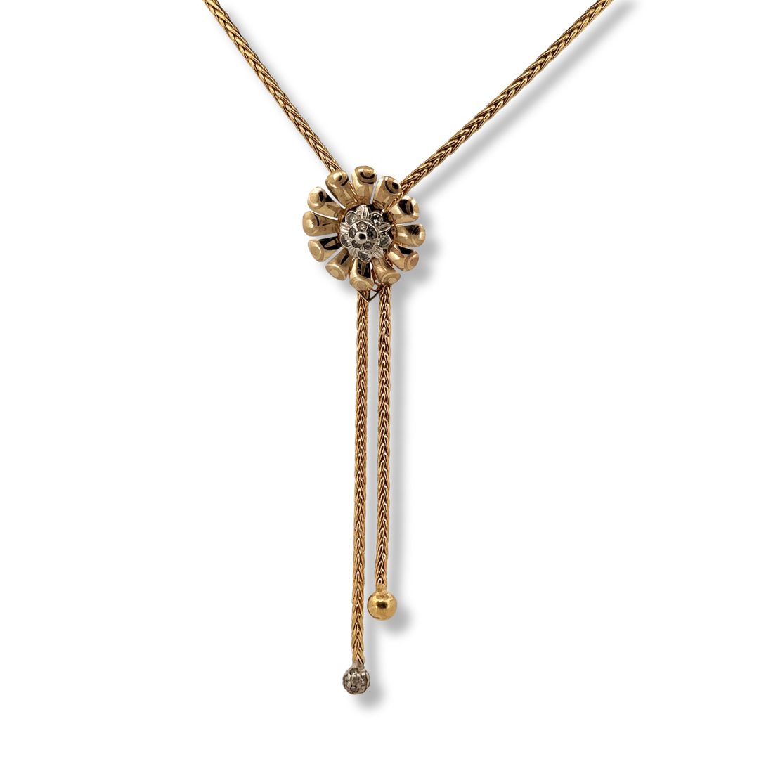 9ct bolo tie necklace