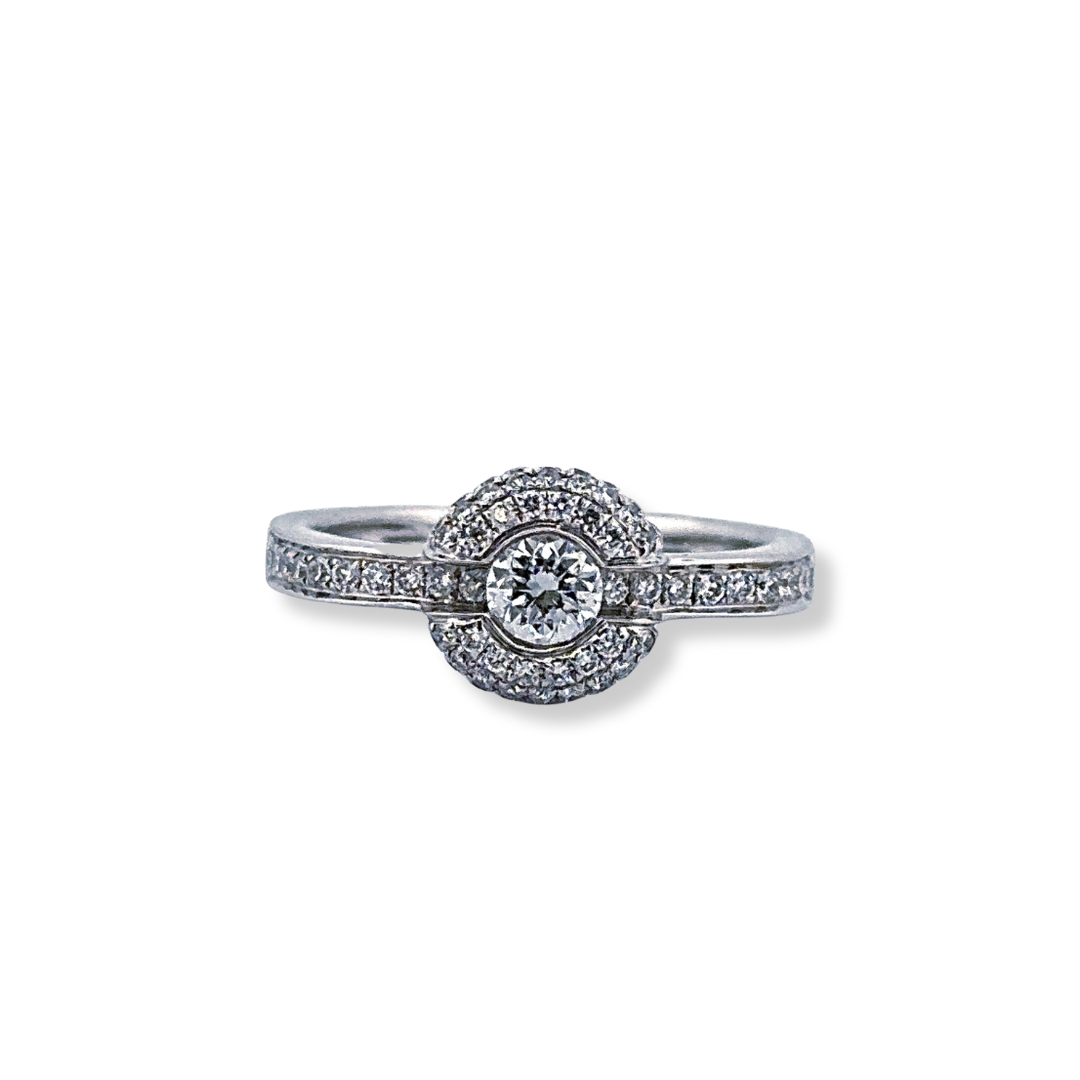 9ct gold diamond ring