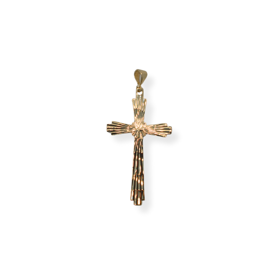 9ct gold cross pendant