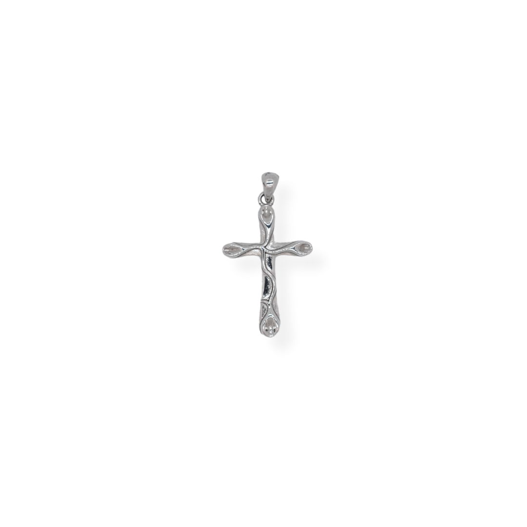 Silver cross pendant