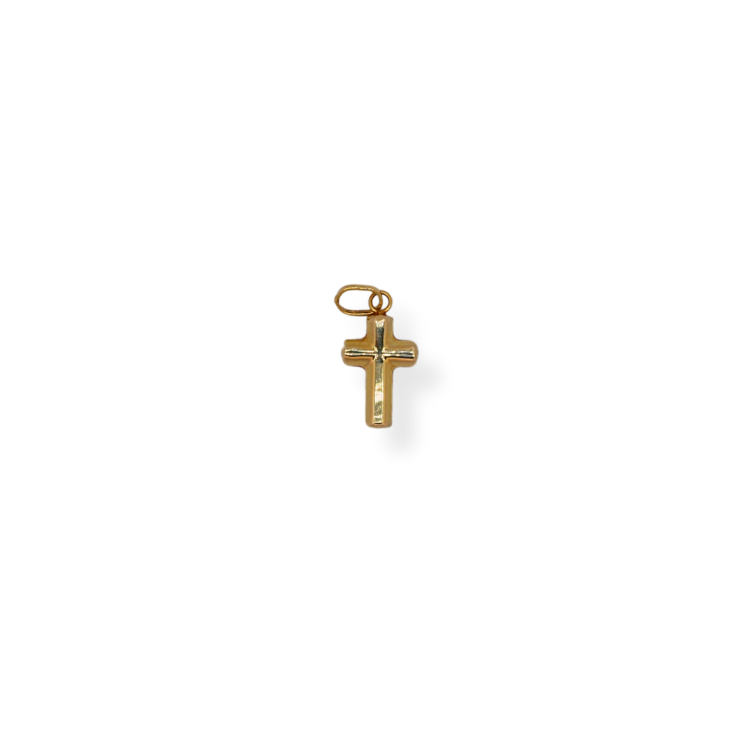 9ct gold cross pendant