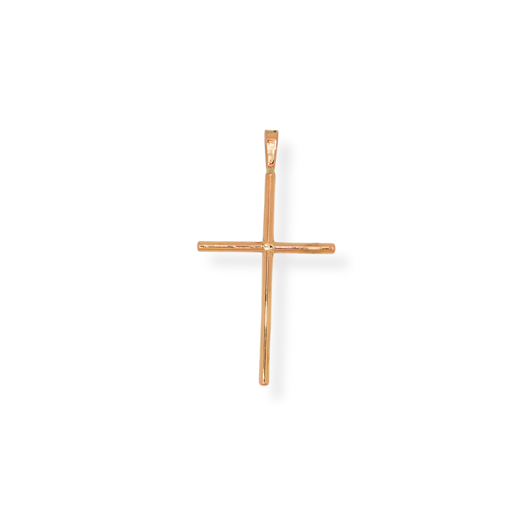 9ct gold cross pendant