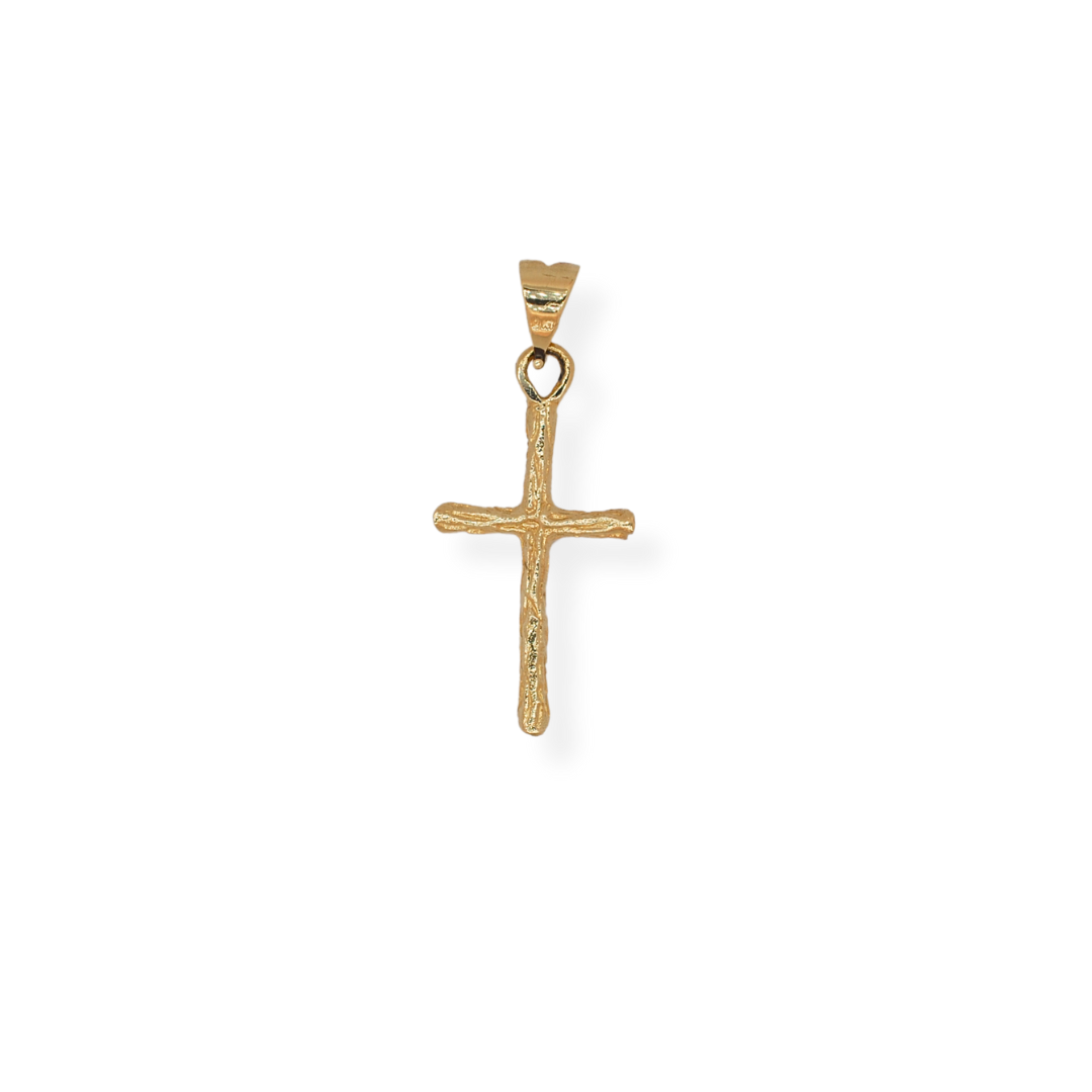 9ct gold cross pendant