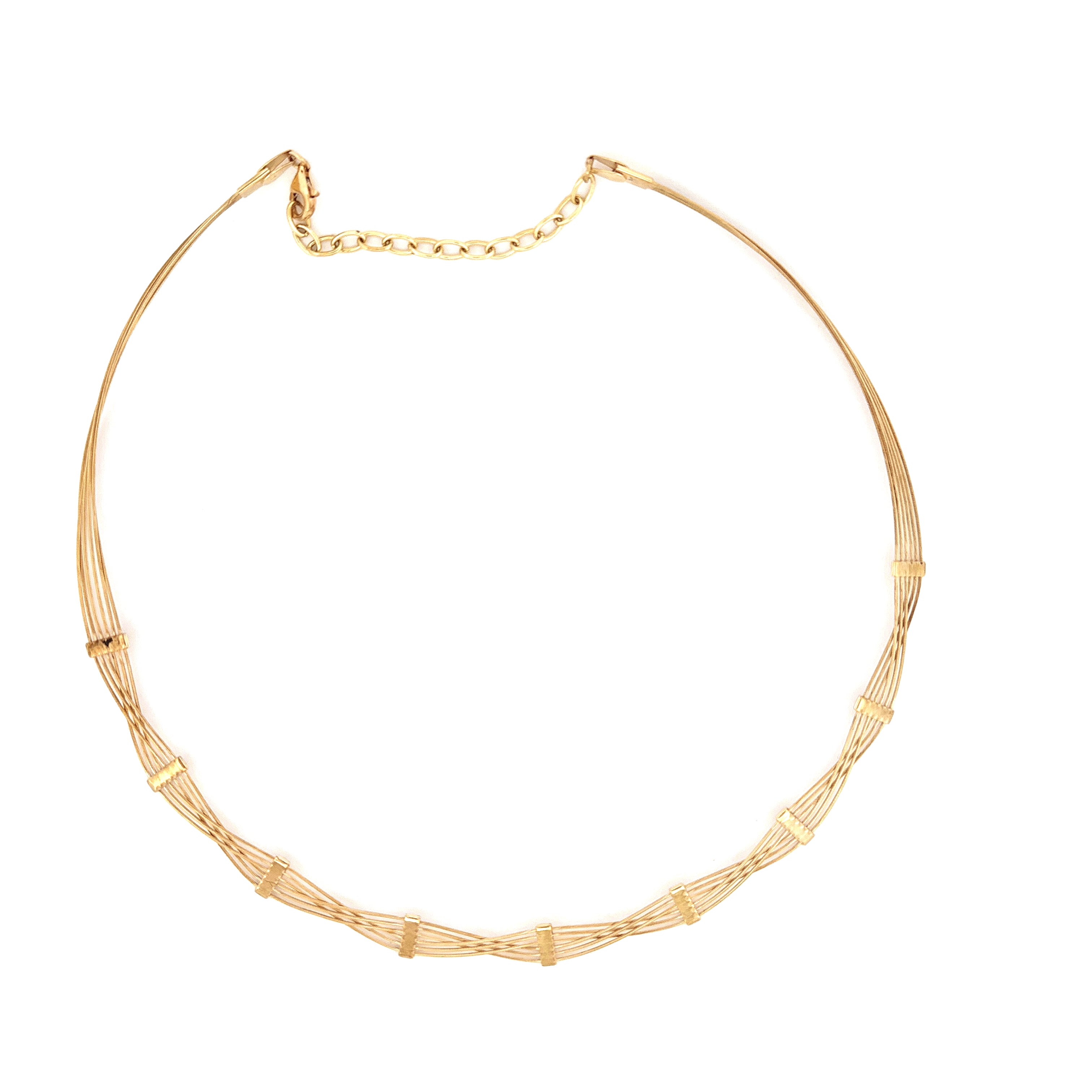 9ct yellow gold chain and bracelet set