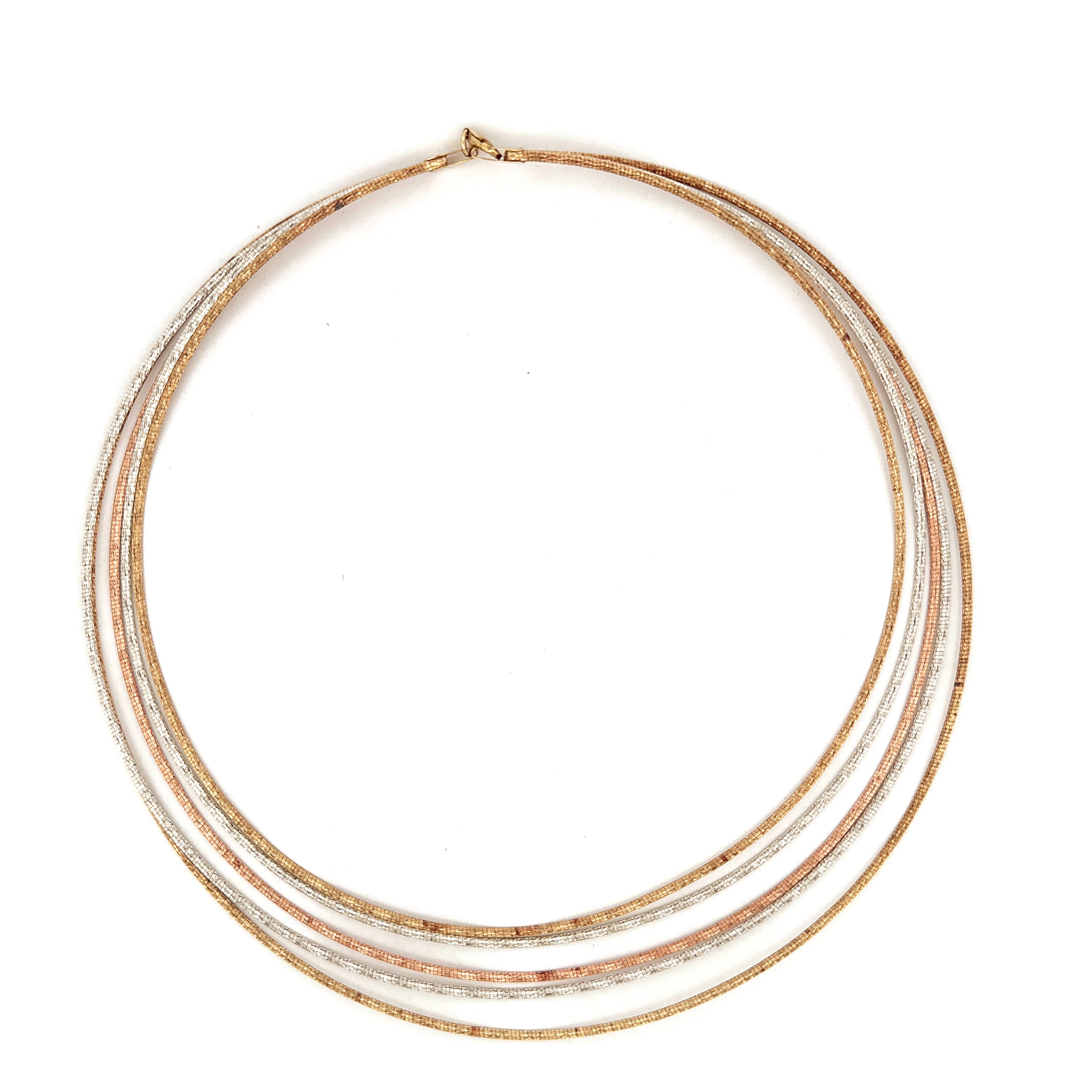 9ct 3/tone necklace