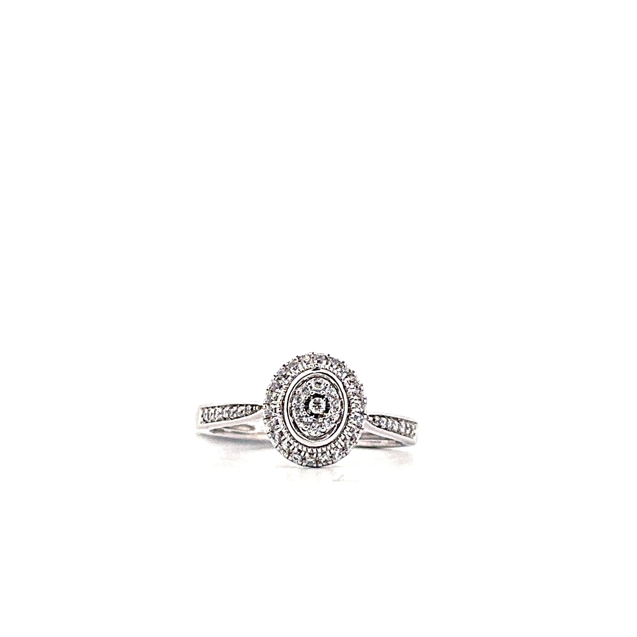 silver cz ring