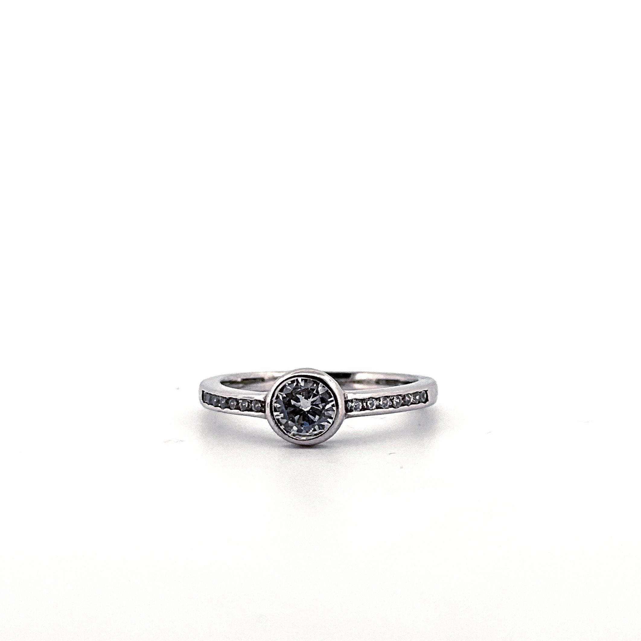 silver cz ring